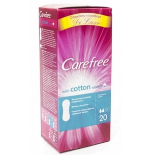 Щоденні прокладки Carefree Cotton 20 шт (3574661063782) зображення 1
