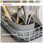 Сушарка для посуду KitchenAid Sinkware 44 x 31 x 16,5 см сірий (KEG197OSGR) - зменшене зображення 6