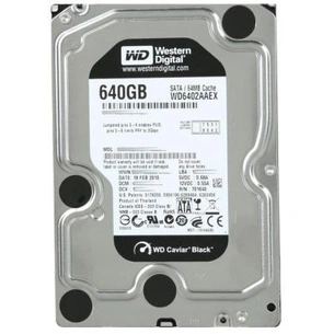 Жорсткий диск 3.5"  640Gb WD (#WD6402AAEX-FR#) зображення 1