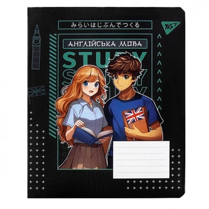 Зошит Yes предметний АНГЛІЙСЬКА МОВА Anime 48 аркушів, лінія (767474) зображення 1