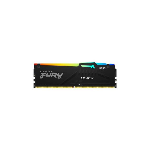 Модуль пам'яті для комп'ютера DDR5 16GB 5600 MHz Beast RGB AM5 Black Kingston Fury (ex.HyperX) (KF556C36BBEA-16) - зображення 1