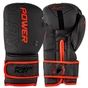 Боксерські рукавички PowerPlay 3024 Ultra Mat Чорно-Червоні 10 унцій (PP_3024_10oz_Bl/Red) - зменшене зображення 1