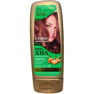 Хна Fito Barva Professional Індійська крем-хна в готовому вигляді 3.0 - Темний каштан 140 мл (4820098542246) изображение 1