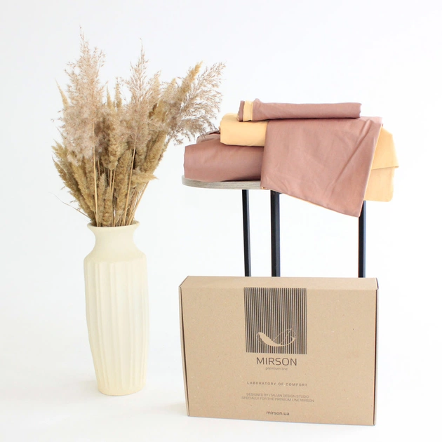 Постельное белье MirSon Бязь Ranforce Elite Evelina (13-1027 + 15-1511) 2х160х220 (2200004730608) - изображение 4