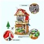 Конструктор LOZ mini Лісова хатина без фігурок (1225) - зменшене зображення 3