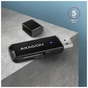 Считыватель флеш-карт AXAGON USB-A 3.2 to SD/microSD 5Gbps black (CRE-S2N) - уменьшенное изображение 3