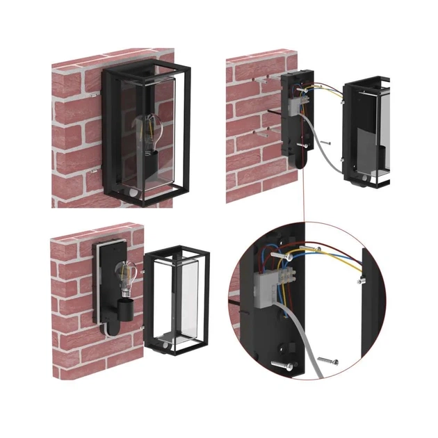 Світильник EMOS E27 IP44 15W з датчиком руху (ZGH040P) - picture 11