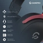 Навушники GamePro Asgard Freya Pro Wireless Black/Red (HSW201BR) - зменшене зображення 12