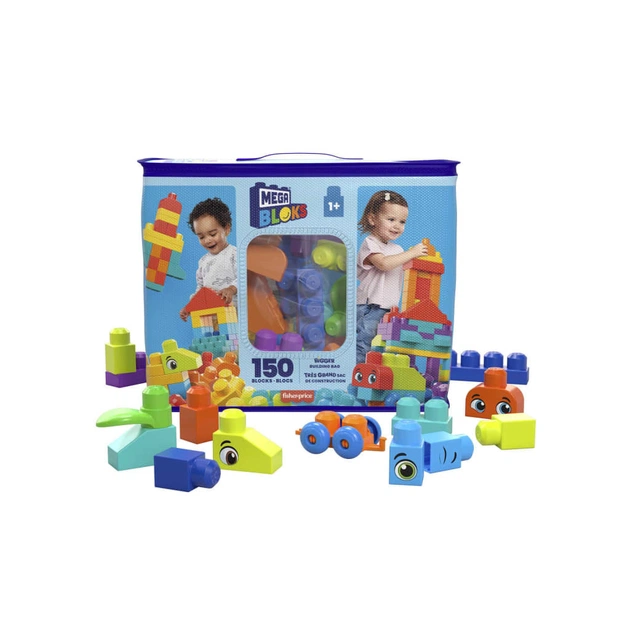 Конструктор Mega Bloks Великий у мішку (150 деталей) (HHM96) - зображення 1