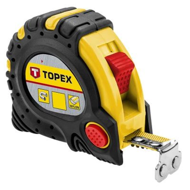 Рулетка Topex стальная лента 3 м x 19 мм, магнит (27C343) - изображение 1