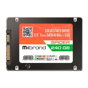 Накопичувач SSD 2.5" 240GB Mibrand (MI2.5SSD/SP240GB) зображення 1