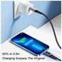 Дата кабель USB-C to Lightning 1.0m 20W Digital Display blue Essager (EXCTL-YD03) - зменшене зображення 6