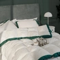 Ковдра MirSon Набір 10008 Imperial Satin Luxe Ковдра всесезонна Полуторна 140х205 Гусячий пух + Подушка 50х70 (2200010810486) - зменшене зображення 8
