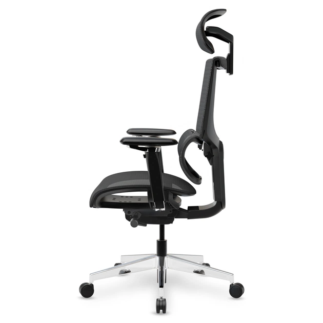 Офісне крісло Mealux S8 Air Black (HF-S8P M/B) - зображення 3