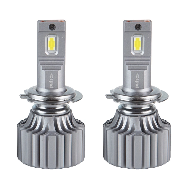 Автолампа PULSO LED-chips OEM PHILIPS Flip chip/9-16V/2*70W/8500Lm/6500K (N1-H7) - изображение 1