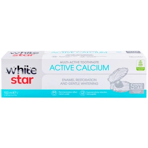 Зубна паста White Star Active Calcium 100 мл (3800237400294) зображення 1