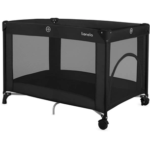 Дитячий манеж Lionelo AMELIE BLACK CARBON (LO-AMELIE BLACK CARBON) зображення 1