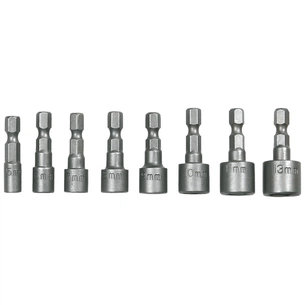 Набір торцевих головок Topex 1/4", 8 шт (39D387) зображення 1