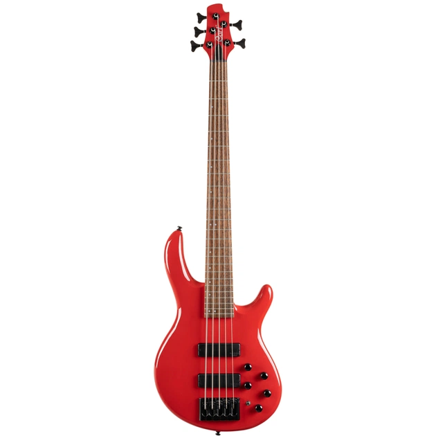 Бас-гітара Cort C5 Deluxe Candy Red - зображення 1