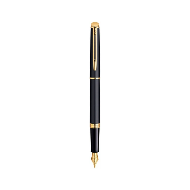 Ручка пір'яна Waterman HEMISPHERE Mаtte Black FP F (12 003) - зображення 1