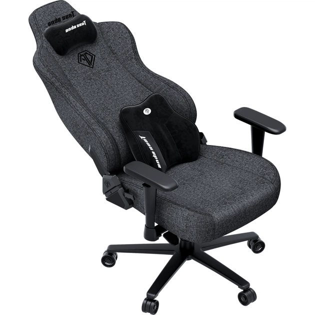 Крісло ігрове AndaSeat Novis Plus Fabric XL Dark Grey (AD23YC-XL-01-GB-F-G04) - зображення 7