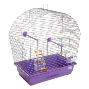 Клітка для птахів Природа "Ліна" 44x54x27 см хром/фіолетова (4823082414758) изображение 1