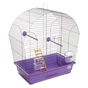 Клітка для птахів Природа "Ліна" 44x54x27 см хром/фіолетова (4823082414758) - уменьшенное изображение 1