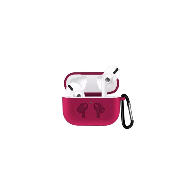 Чохол для навушників BeCover Silicon Protection для Apple AirPods Pro Rose Red (704504) - зображення 1