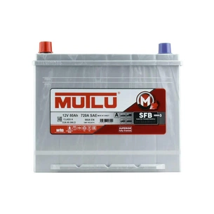 Акумулятор автомобільний MUTLU 6СТ-80 (1) Asia SFB D26.80.066.D зображення 1