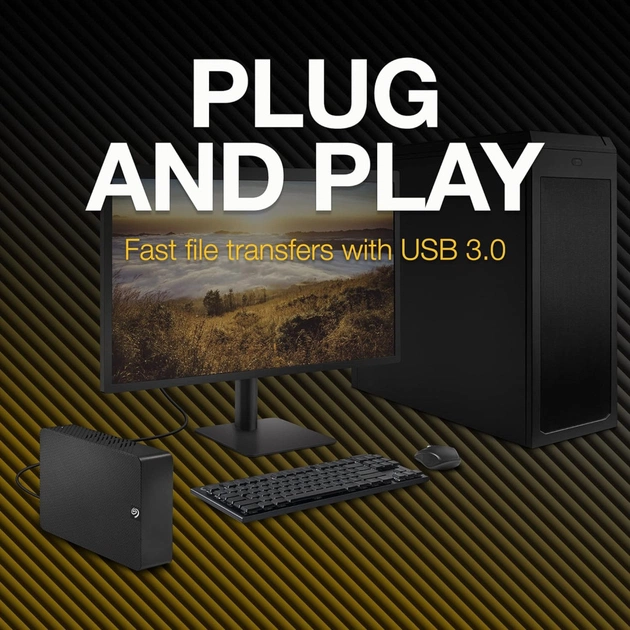 Зовнішній жорсткий диск 3.5" 20TB Expansion Desktop Seagate (STKP20000400) - зображення 7