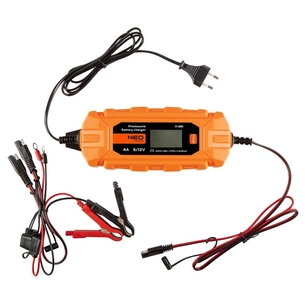 Зарядний пристрій для автомобільного акумулятора Neo Tools 4A/70Вт, 3-120Ah, для кислотних/AGM/GEL (11-891) зображення 1