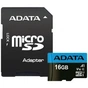 Карта пам'яті ADATA 16GB microSD class 10 UHS-I A1 Premier (AUSDH16GUICL10A1-RA1) - зменшене зображення 1