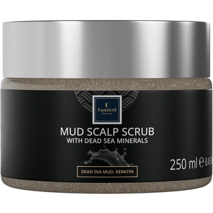 Скраб для шкіри голови Famirel З гряззю Мертвого моря 500 мл (7290114085649) изображение 1