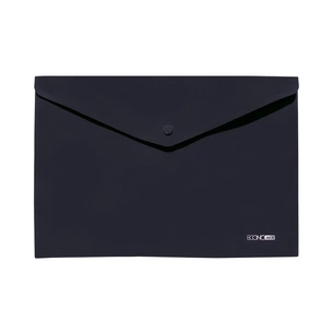 Папка - конверт Economix А4 180 мкм, непрозора, фактура "помаранч", чорна (E31305-51) зображення 1