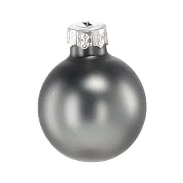 Ялинкова іграшка Chomik скляні кульки 11 шт, 3 см, колір мікс срібний, білий (5900779882195) - picture 6