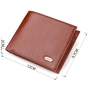 Гаманець Canpellini З натуральної шкіри Коричневий (21862) - зменшене зображення 3