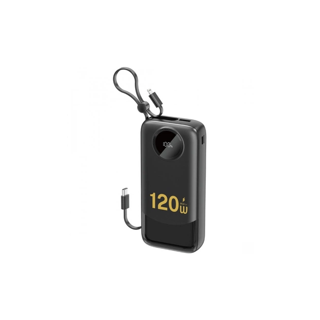 Батарея універсальна Dudao K13Pro 20000mAh 22,5W PD, QC, with built-in USB-C/Lightning cables (6977196680276) - зображення 1