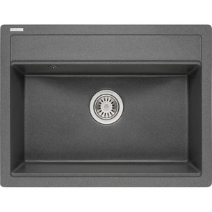 Мийка кухонна GRANADO ARTES grafito з сифоном (gr3609) зображення 1