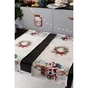Доріжка на стіл Прованс гобеленова з велюром Снігова зима 35х100 см (036438) - уменьшенное изображение 11