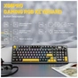 Клавіатура Attack Shark X98 Pro RGB Wireless/Bluetooth/USB UA Star Black (X98PROSB_AS) - зменшене зображення 9