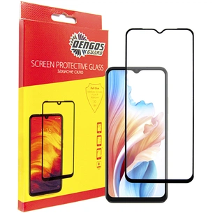 Скло захисне Dengos Oppo A18 (black) (TGFG-324) зображення 1
