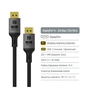 Кабель мультимедійний DisplayPort M to DisplayPort M 1.5m V1.4 8K black ColorWay (CW-CBDP093-BK) - preview 4