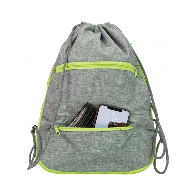 Сумка для взуття Cool For School з 2 блискавками з розширенням унісекс коричнево-чорна (CF85759-30) - picture 2