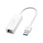 Перехідник USB 3.0 AM to RJ45 Ethernet 1000Mbps CR111 White Ugreen (20255) - зменшене зображення 1