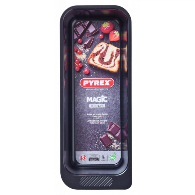 Форма для випікання Pyrex Magic 26 x 11 см прямоугольная (MG26BL6) - зображення 1