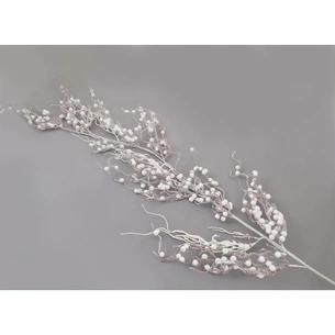 Декоративна гілка YES! Fun засніжена, 120 см (973488) picture 1