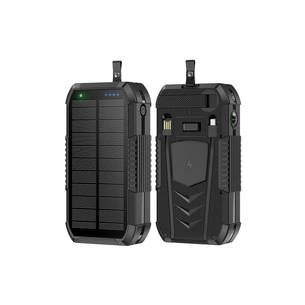 Батарея універсальна AURA NRG-40SE ARM SOLAR 40000mAh Wireless Dynamo charging Black (PBANRG40SEB) зображення 1