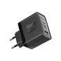 Зарядний пристрій Promate powerport-45 2xUSB-C PD + USB-A QC 45W Black (powerport-45.black) - зменшене зображення 1