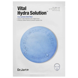 Маска для обличчя Dr.Jart+ Vital Hydra Solution Зволожуюча з гіалур. кислотою 25 г (8809642712201) зображення 1
