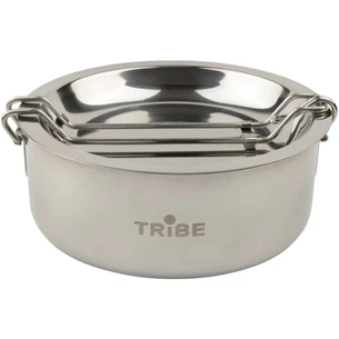 Набір туристичного посуду Tribe Tourist Set 1,2 л сталевий (T-FG-0008-metal) зображення 1